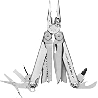 Leatherman Wave Plus - La multiherramienta para cada tarea- 18 utensilios multiusos con navajas bloqueables para acampar…
